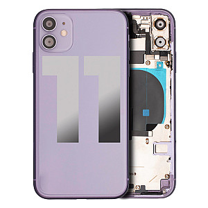 Back Housing with Small Parts - Purple for iPhone 11 [OEM Refurbished]